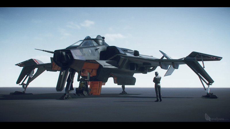 Illustration for article titled Building A Star Citizen Fighter, Both Inside And Out